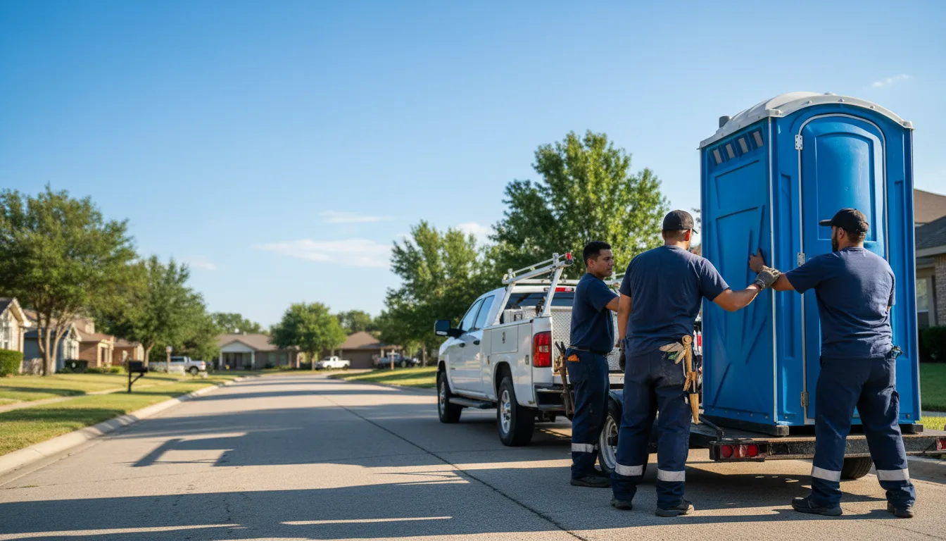 Portable Toilet Rental in Hodgen, OK near me